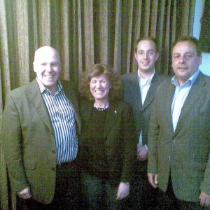 v.l. Dr.J.Brand,K.Thieser, P.R. Rohleder, H.W. Wischnewski
